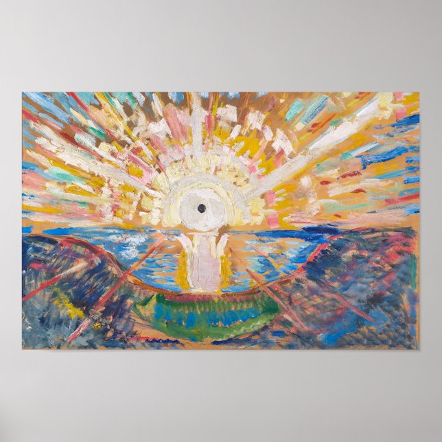 Affiche Le Soleil 1912 | Edvard Munch | (Devant)