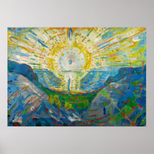 Affiche Le Soleil, 1912 par Edvard Munch