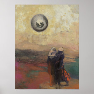 Affiche Le Soleil Noir (Redon 1900)