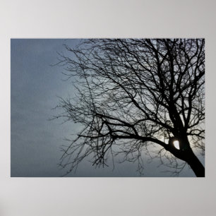 Affiche le soleil se cache