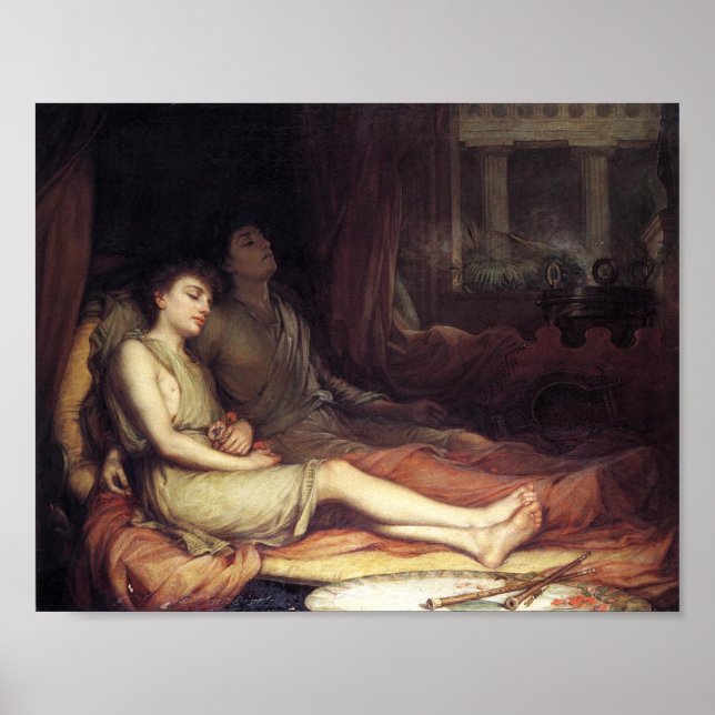 Affiche Le Sommeil et son demi-frère la Mort (Chagrin) (Devant)