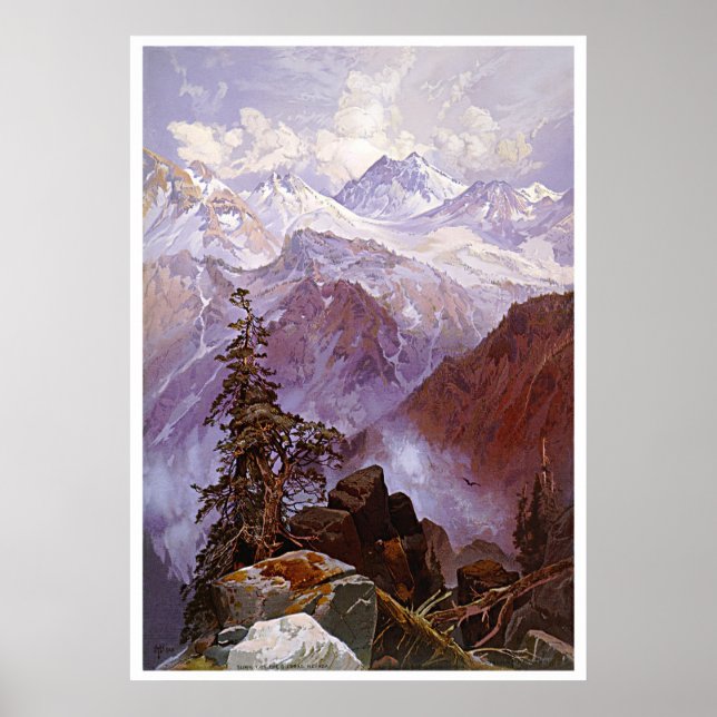 Affiche Le Sommet des Sierras (Devant)