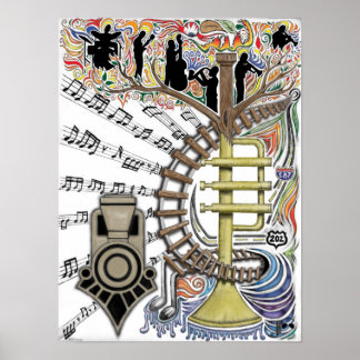 Affiche "Le Son Entendu À Travers Les Arbres"