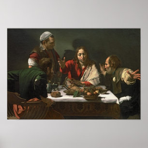 Affiche Le Souper à Emmaüs, 1601