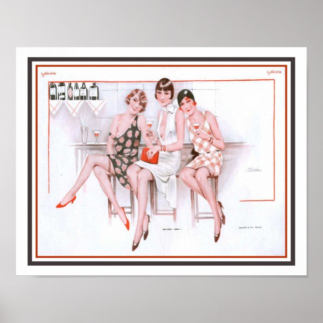 Affiche Le Sourire des années 1920 (Devant)