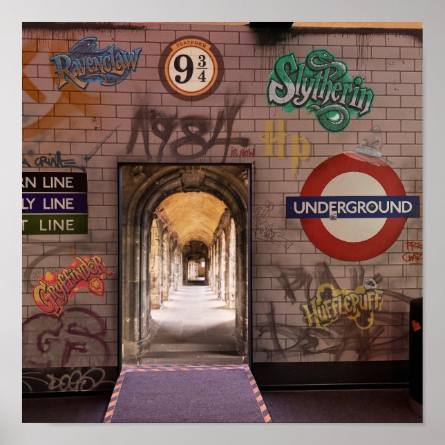 Affiche Le sous-sol de HP (Devant)