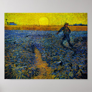 Affiche Le Sower (F422) Van Gogh Fine Art