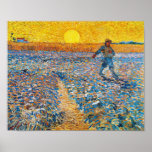 Affiche Le Sower, Van Gogh<br><div class="desc">Vincent Willem van Gogh (30 mars 1853 - 29 juillet 1890) était un peintre post-impressionniste hollandais qui est l'une des figures les plus célèbres et influentes de l'histoire de l'art occidental. En un peu plus de dix ans, il a créé environ 2100 oeuvres, dont environ 860 peintures à l'huile, dont...</div>