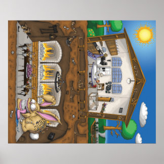 Affiche Le spectacle du lapin