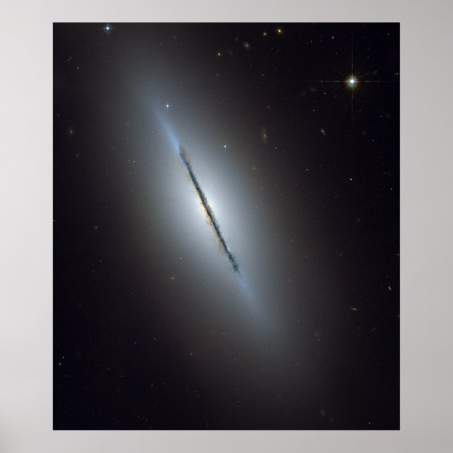 Affiche Le Spindle Galaxy NGC 5866 Messier 102 (Devant)