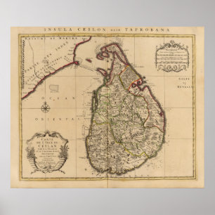 Affiche Le Sri Lanka