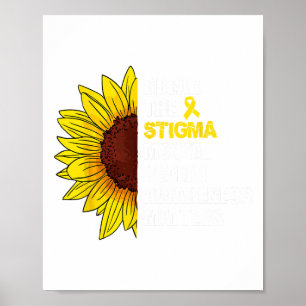Affiche Le Stigma Problèmes de sensibilisation à la santé