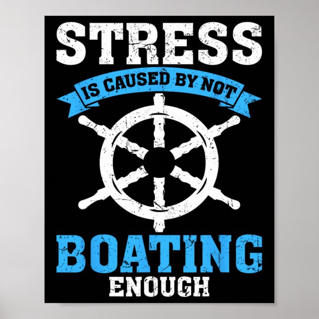 Affiche Le stress est causé  (Devant)