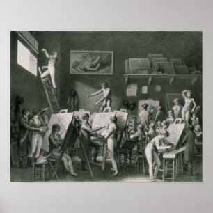 Affiche Le Studio de Jacques Louis David