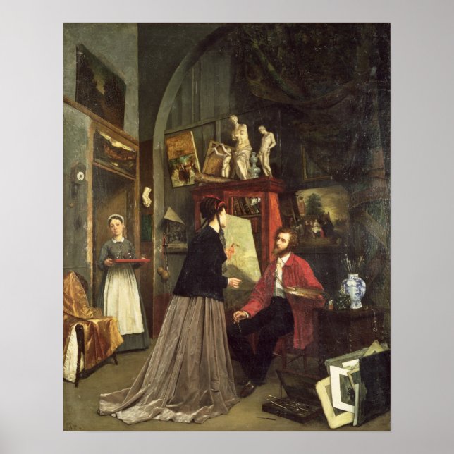 Affiche Le Studio de l'artiste (Devant)