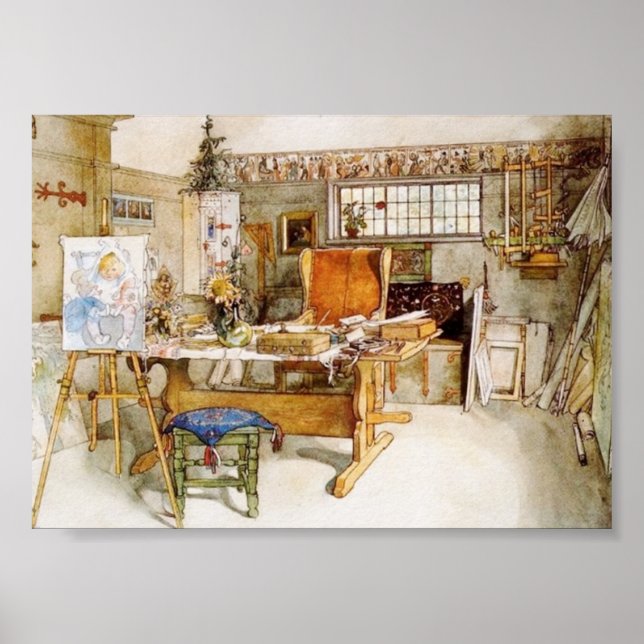 Affiche Le Studio de l'artiste (Devant)