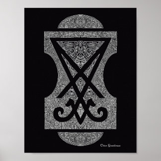 Affiche Le symbole de Lucifer
