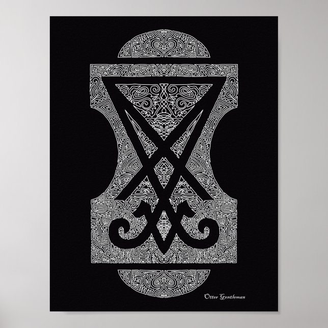 Affiche Le symbole de Lucifer (Devant)