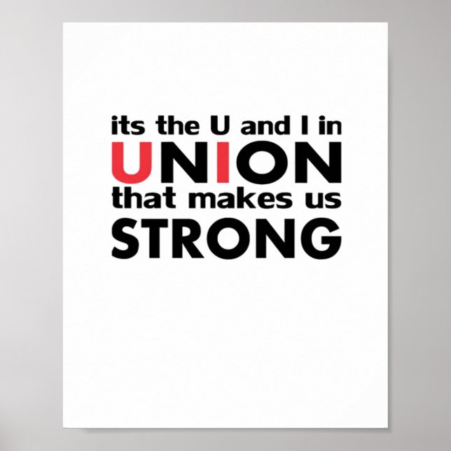 Affiche Le Syndicat Du Travail Qui Nous Rend Forts Classiq (Devant)