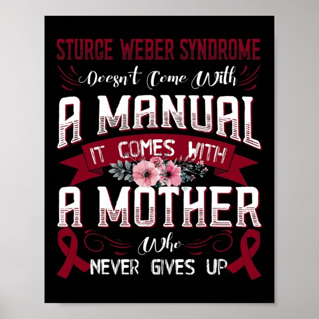 Affiche Le syndrome d'esturge-weber n'est pas accompagné d (Devant)