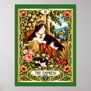 Affiche Le Tarot de la chatte impériale - Abondance et grâ