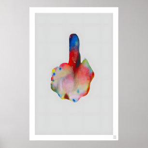 Affiche Le Tee Shirt FK YOU le plus coloré - Unisexe