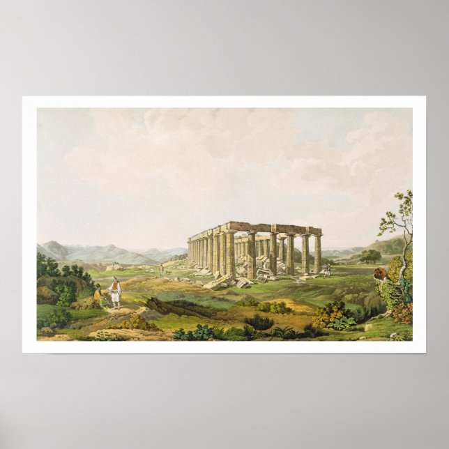 Affiche Le Temple d'Apollo Epicurius, assiette 25 de la Pa (Devant)