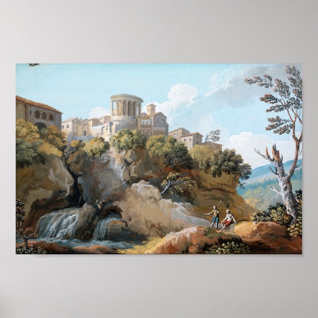 Affiche Le temple de Vesta | Giovanni Battista Busiri (Devant)