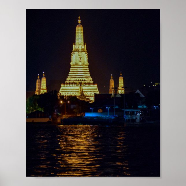 Affiche Le temple de Wat Arun (Devant)