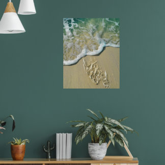 Affiche Le temps guérit toutes les blessures - Empreintes