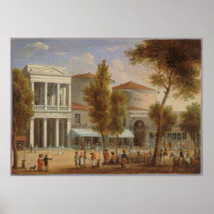 Affiche Le théâtre des Variétés et le passage des
