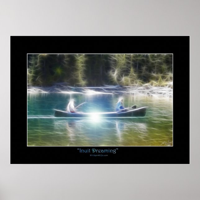 Affiche Le thème de l'art autochtone des Inuits (Devant)