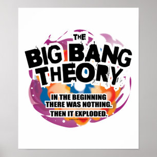 Affiche Le théorie du Big Bang