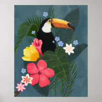 Le Toucan tropical en pleine nature