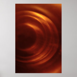 Affiche Le tourbillon orange du voyageur du temps