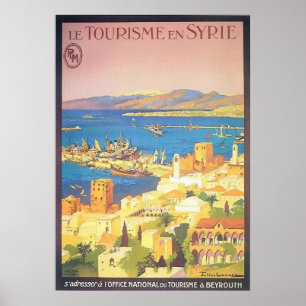 Affiche Le Tourisme en Syrie