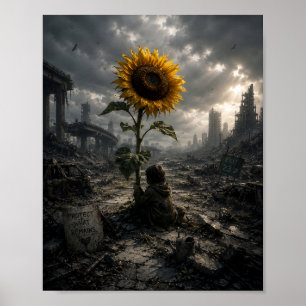 Affiche Le Tournesol dans le Terrain Vague
