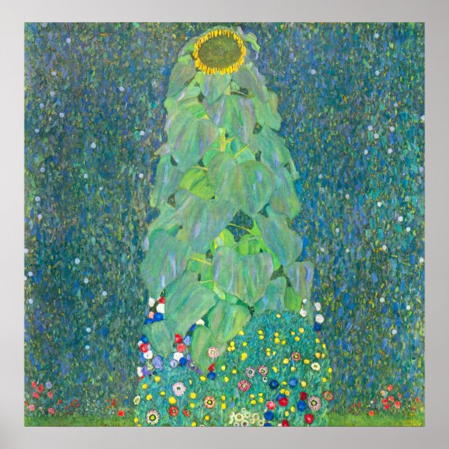 Affiche Le tournesol de Gustav Klimt (Devant)