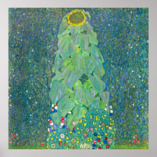 Affiche Le tournesol par Gustav Klimt