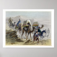 Le train à chameaux, de 'Constantinople et le Blac