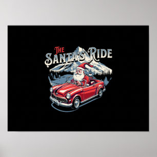 Affiche Le traîneau du Père Noël.