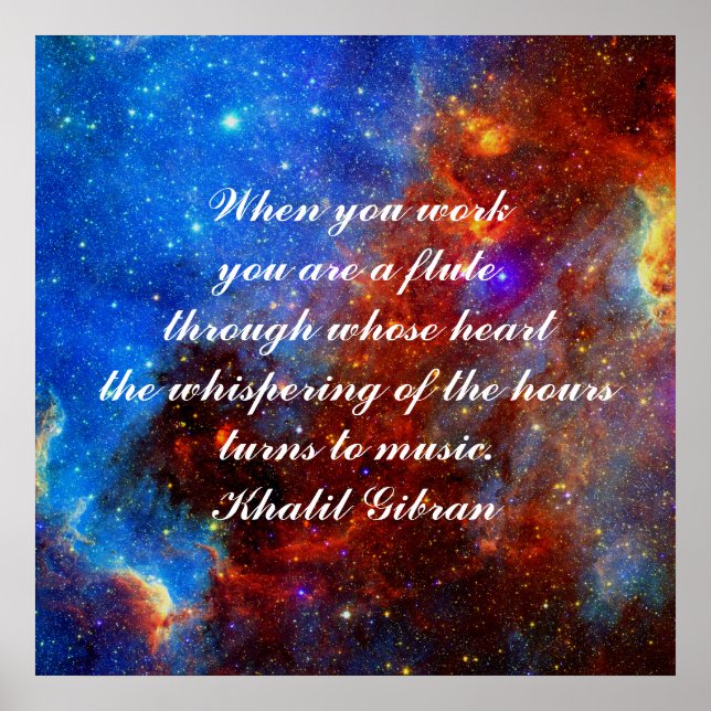 Affiche Le travail est l'amour rendu visible (Devant)