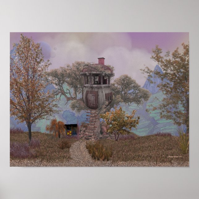 Affiche Le Treehouse de Merle (Devant)