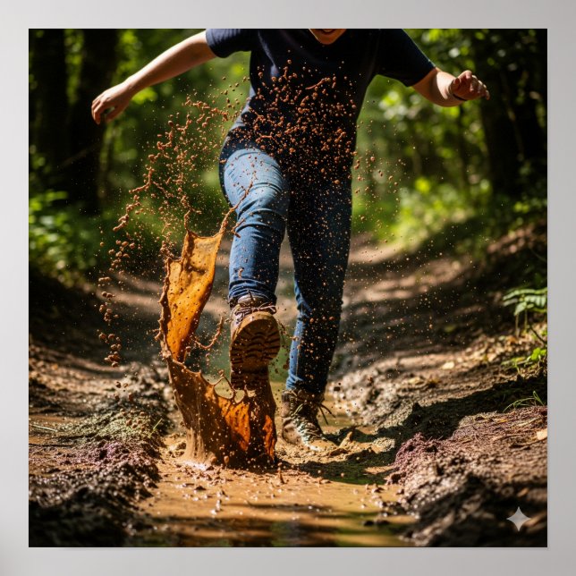Affiche Le tremplin dans la boue (Devant)