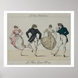 Affiche Le "Trenis" quadrille, plaquent 19 de 'Le Bon Genr