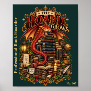 Affiche Le Trésor Grandit Société du Dragon de Livre