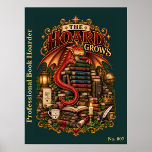 Affiche Le Trésor Grandit Société du Dragon de Livre
