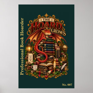 Affiche Le Trésor Grandit Société du Dragon de Livre