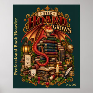 Affiche Le Trésor Grandit Société du Dragon de Livre