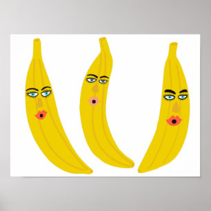 Affiche Le trio de bananes géantes